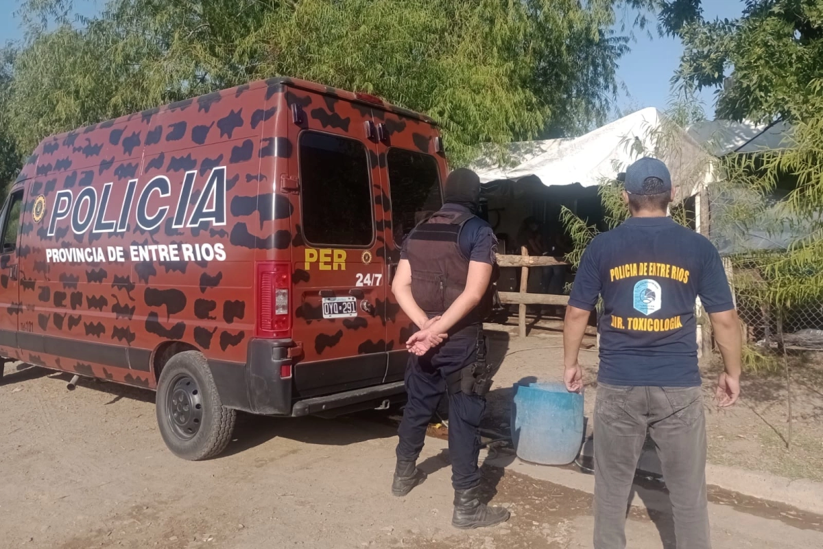 Allanamientos por narcomenudeo en zona norte