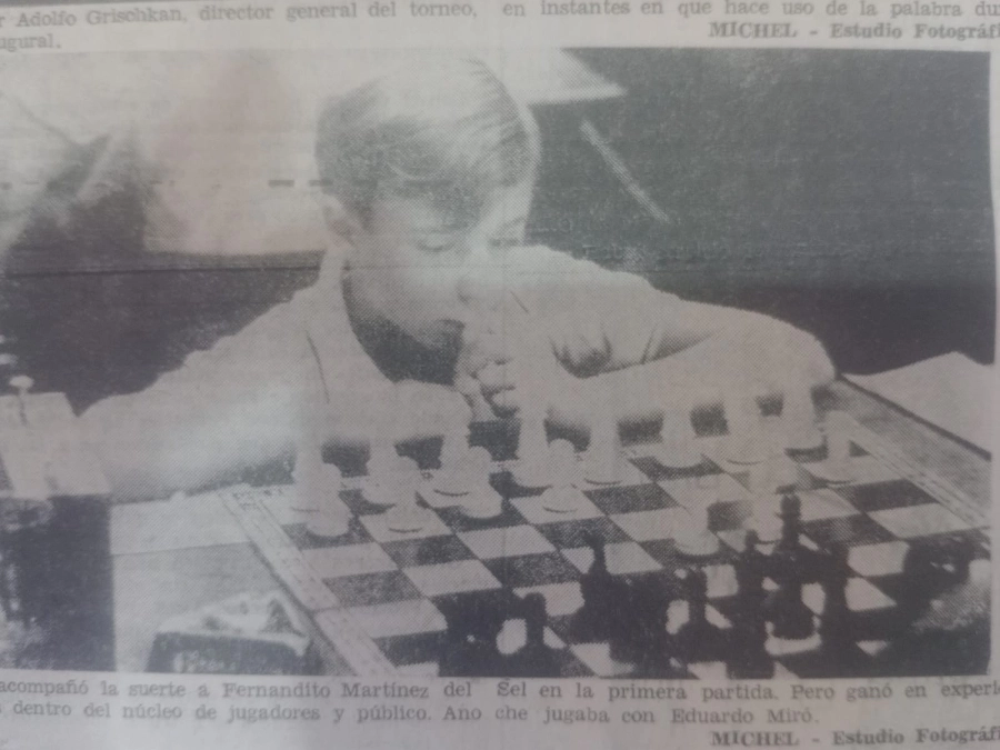 Fernando Martínez del Sel en 1974