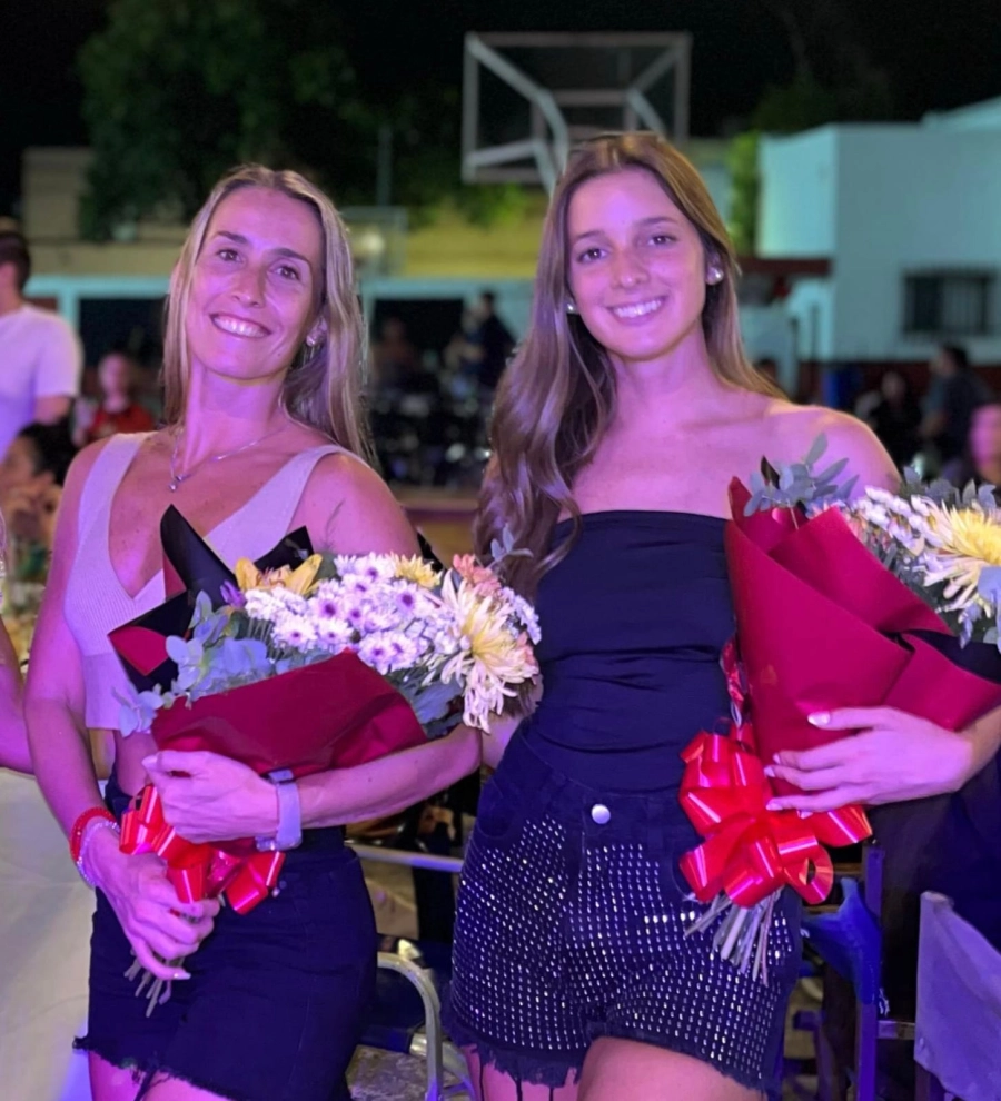 Sofía junto a Felicita Fouce