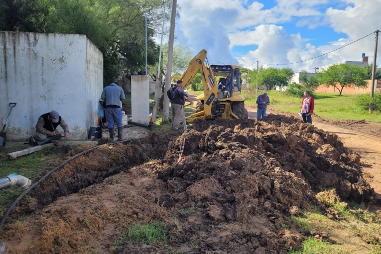 La Municipalidad avanza con la conexión de la red de cloacas
