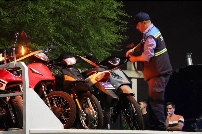 Secuestraron 12 motos en operativos de tránsito y se habrá denuncias penales