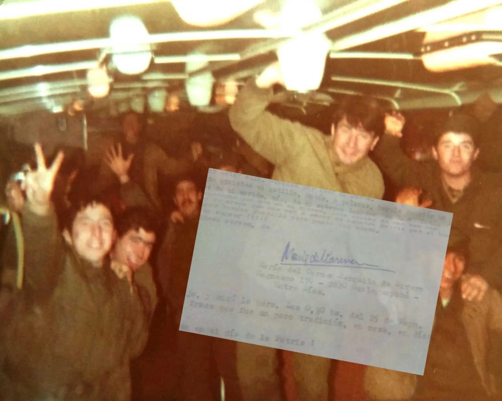 Tren de regreso, junio de 1982