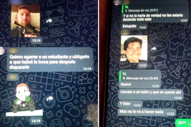 Los chats de los alumnos que organizaban una masacre en una escuela de Escobar