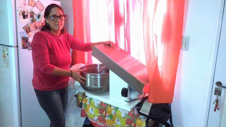 Paula recibió una herramienta fundamental para desarrollar su trabajo