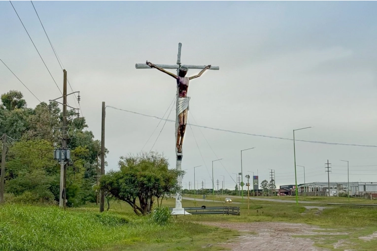 Puesta en valor: este viernes se reinaugura el Cristo del Acceso Sur