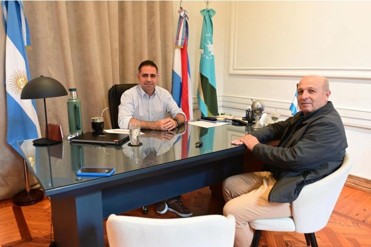 Davico se reunió con el Intendente de General Galarza para trabajar en una agenda común