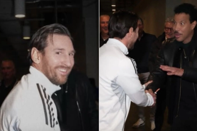 El divertido encuentro entre Lionel Messi y Lionel Richie: "Su madre le puso mi nombre"