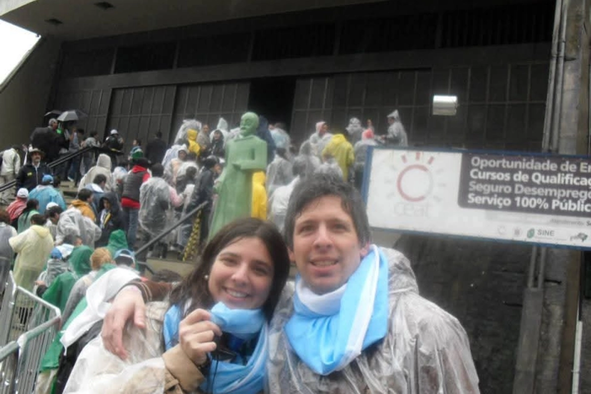 Agustina y su hermano, Matías en Brasil 2013 Agustina y su hermano, Matías en Brasil 2013