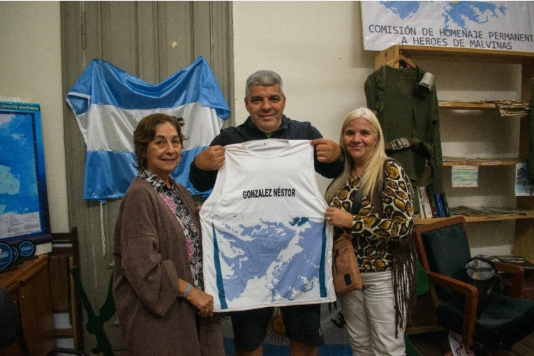 Se realizó un encuentro de memoria y homenaje en el Área de Malvinas