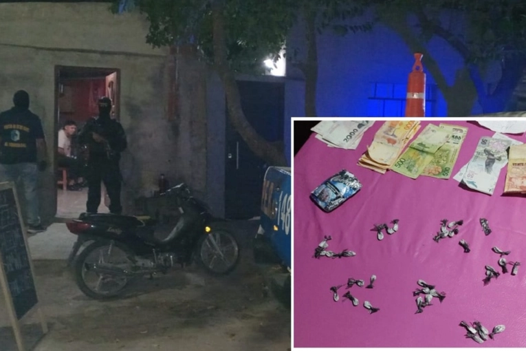 Dos detenidos y secuestro de droga en un operativo por narcomenudeo en Gualeguaychú