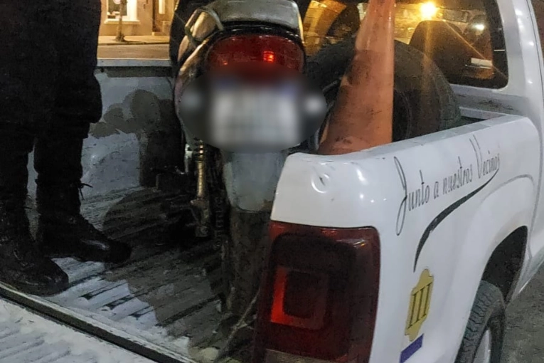 La Policía recuperó una moto 3 horas después de ser denunciada