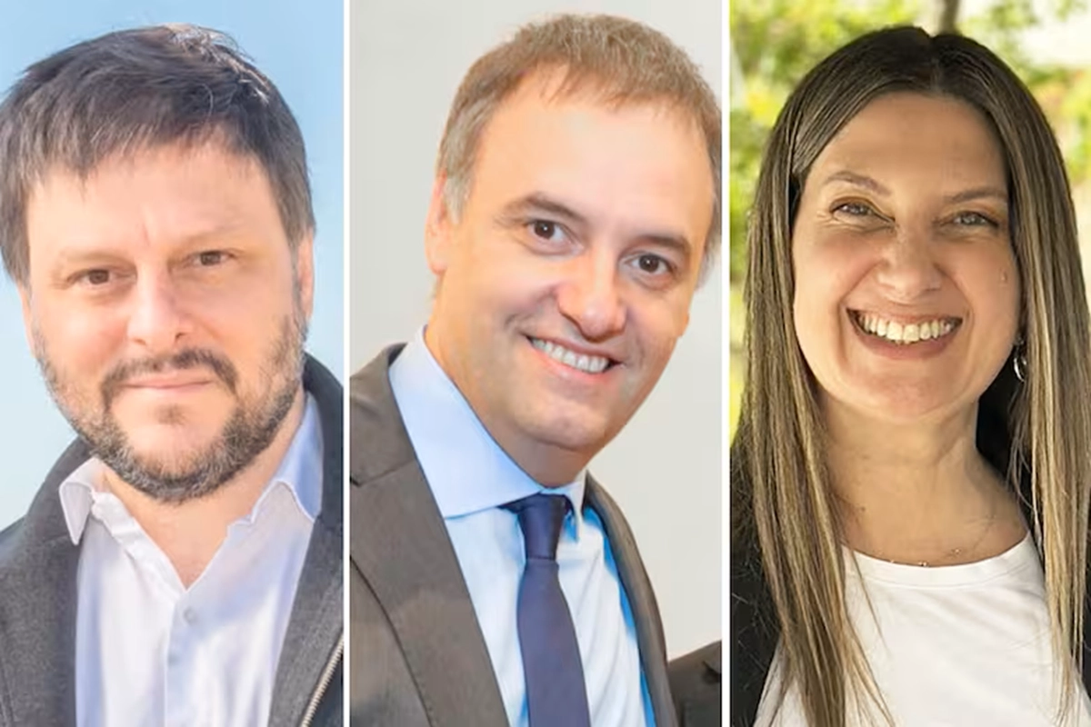 Leandro Santoro, Manuel Adorni y Silvia Lospennato