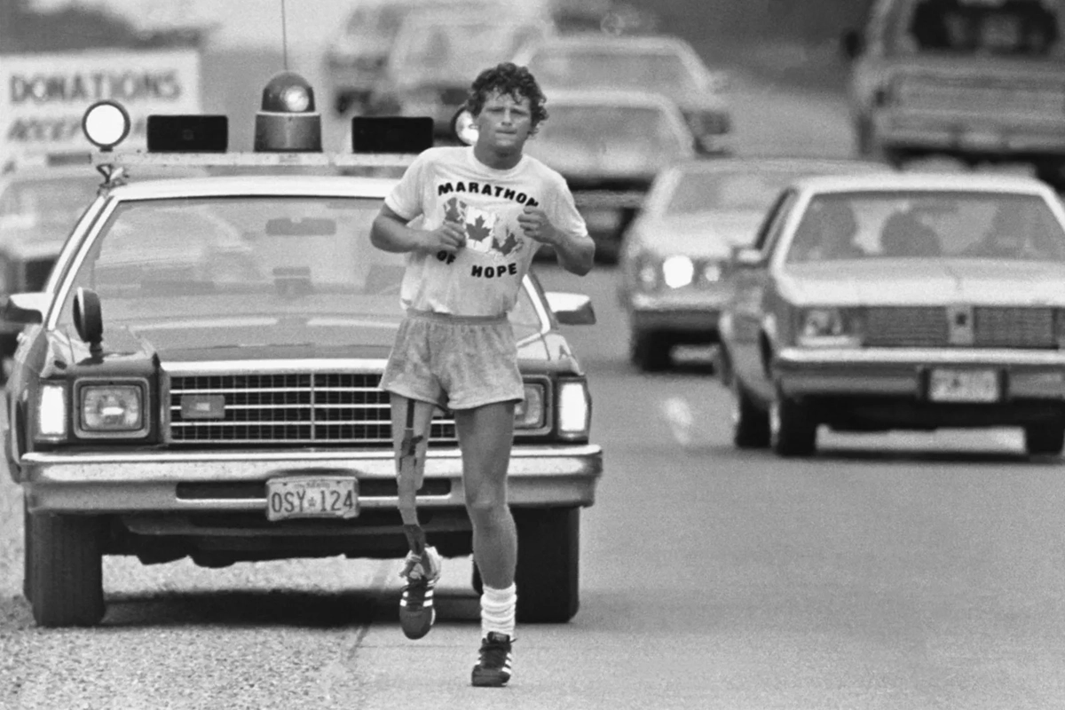En 1980 emprendi&oacute; la "Marat&oacute;n de la Esperanza"