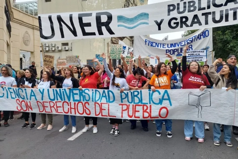 Universitarios entrerrianos activan paros rotativos por salarios y presupuesto