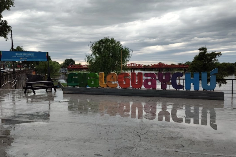 Tras las lluvias intensas, llega el frío y un fin de semana soleado en Gualeguaychú
