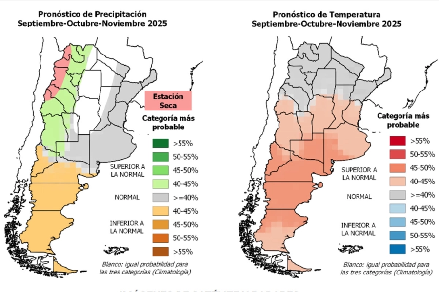 Pron&oacute;stico clim&aacute;tico trimestral