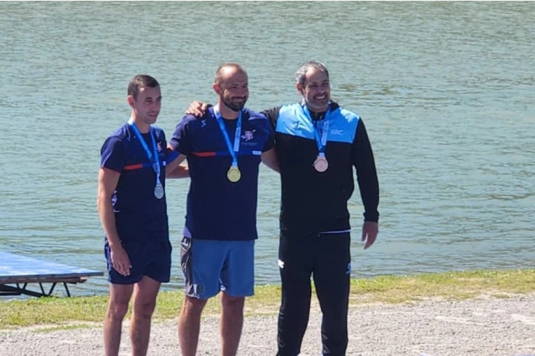 Roberto “Tito” Palacios ya compite en su 12º Mundial de Canotaje en Hungría