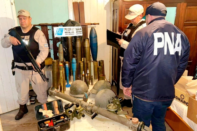 Bullrich calific&oacute; como &ldquo;un aut&eacute;ntico arsenal de guerra&rdquo; al cargamento secuestrado en Entre R&iacute;os