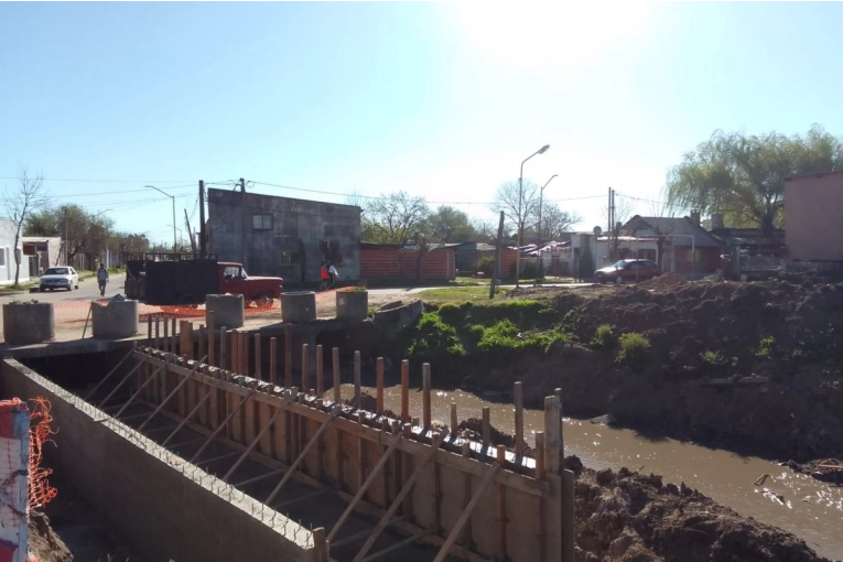 Avanza la extensión del Canal Clavarino en el norte de Gualeguaychú