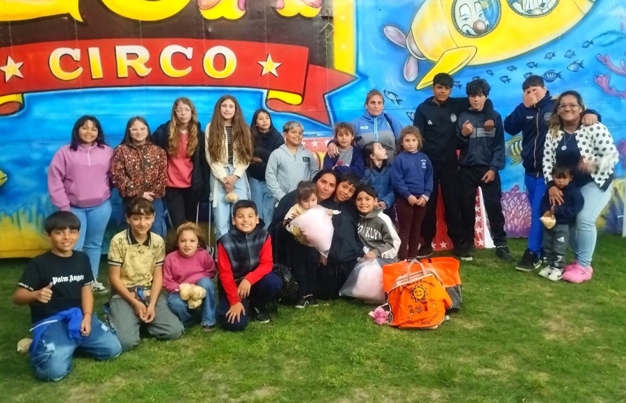 Circo: actividad realiza con apoyo el Sindicato Luz y Fuerza