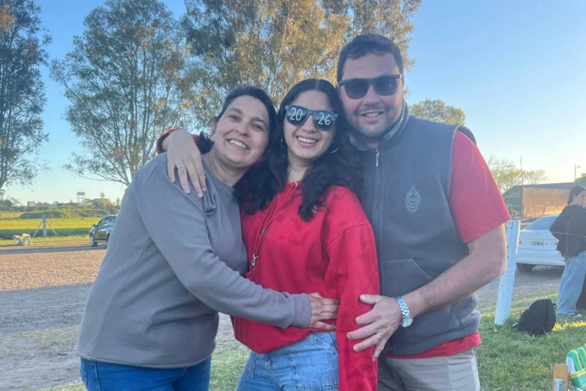 Eliana disfruta de su nueva familia