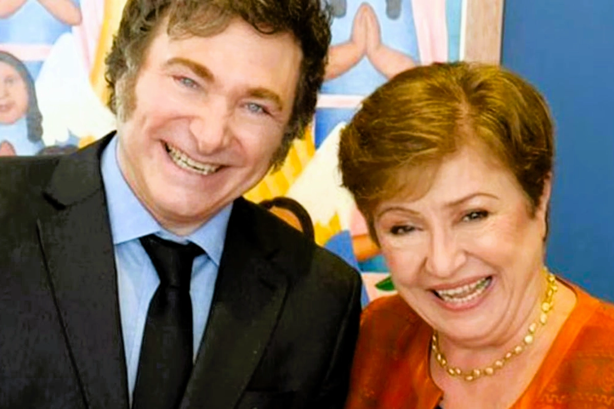 Milei y Georgieva, directora del FMI
