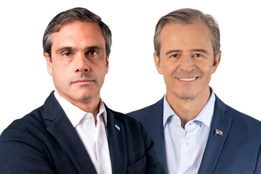 Fuerza Entre R&iacute;os: Ad&aacute;n Humberto Bahl (Candidato a senador nacional) y Guillermo Michel (Candidato a diputado nacional)