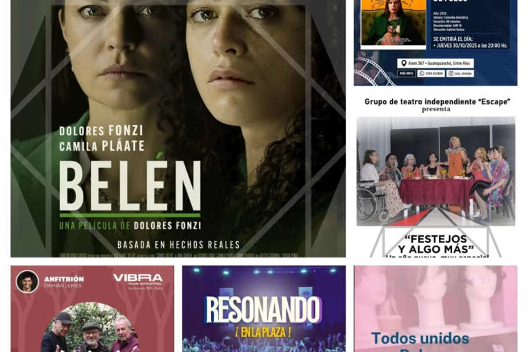 Agenda Cultural: Desde el jueves 30 de octubre al miércoles 5 de noviembre