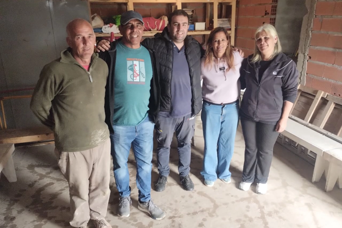 Daniel, Lorena, Julián Rubén y Nancy