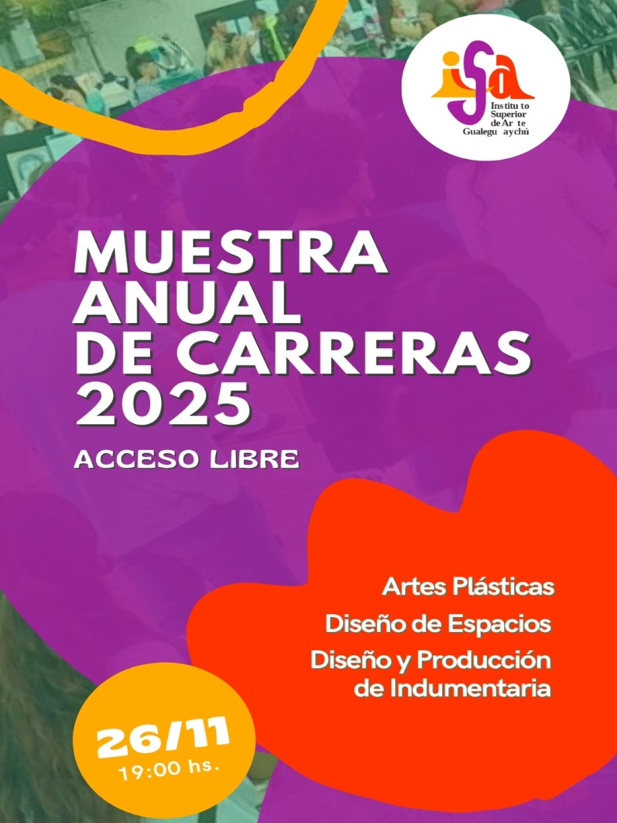 Invitaci&oacute;n ISA: Muestra Anual de Carreras