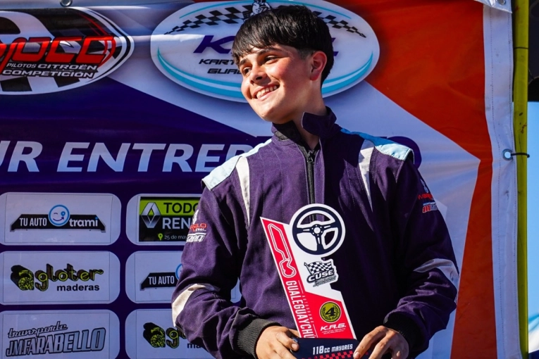 Mateo, un adolescente gualeguaychuense que sueña con llegar al TC