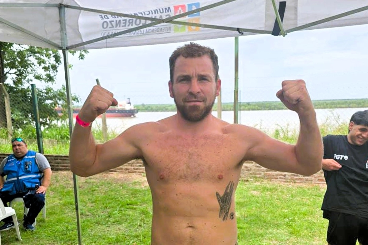El kickboxer de Gualeguaych&uacute; Brian Santell&aacute;n