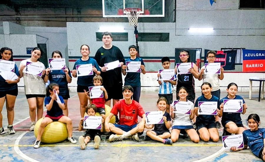 Escuela de b&aacute;squet Sudam&eacute;rica