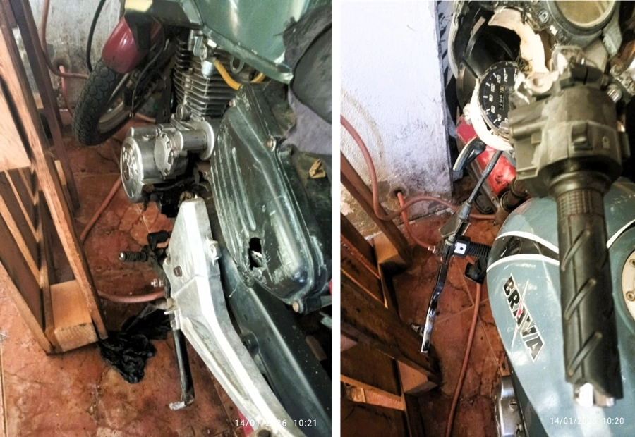 <i>&ldquo;Me destruy&oacute; el tablero, dobl&oacute; el manubrio, quebr&oacute; el pedal y me rompi&oacute; el tanque de nafta&rdquo;</i>