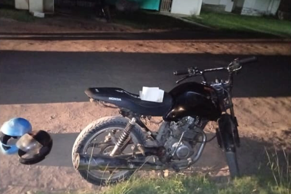 Secuestro formal de ambas motocicletas