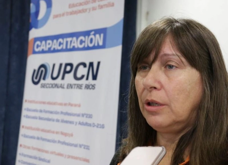 <i>Carina Dom&iacute;nguez secretaria adjunta de UPCN Entre R&iacute;os</i>