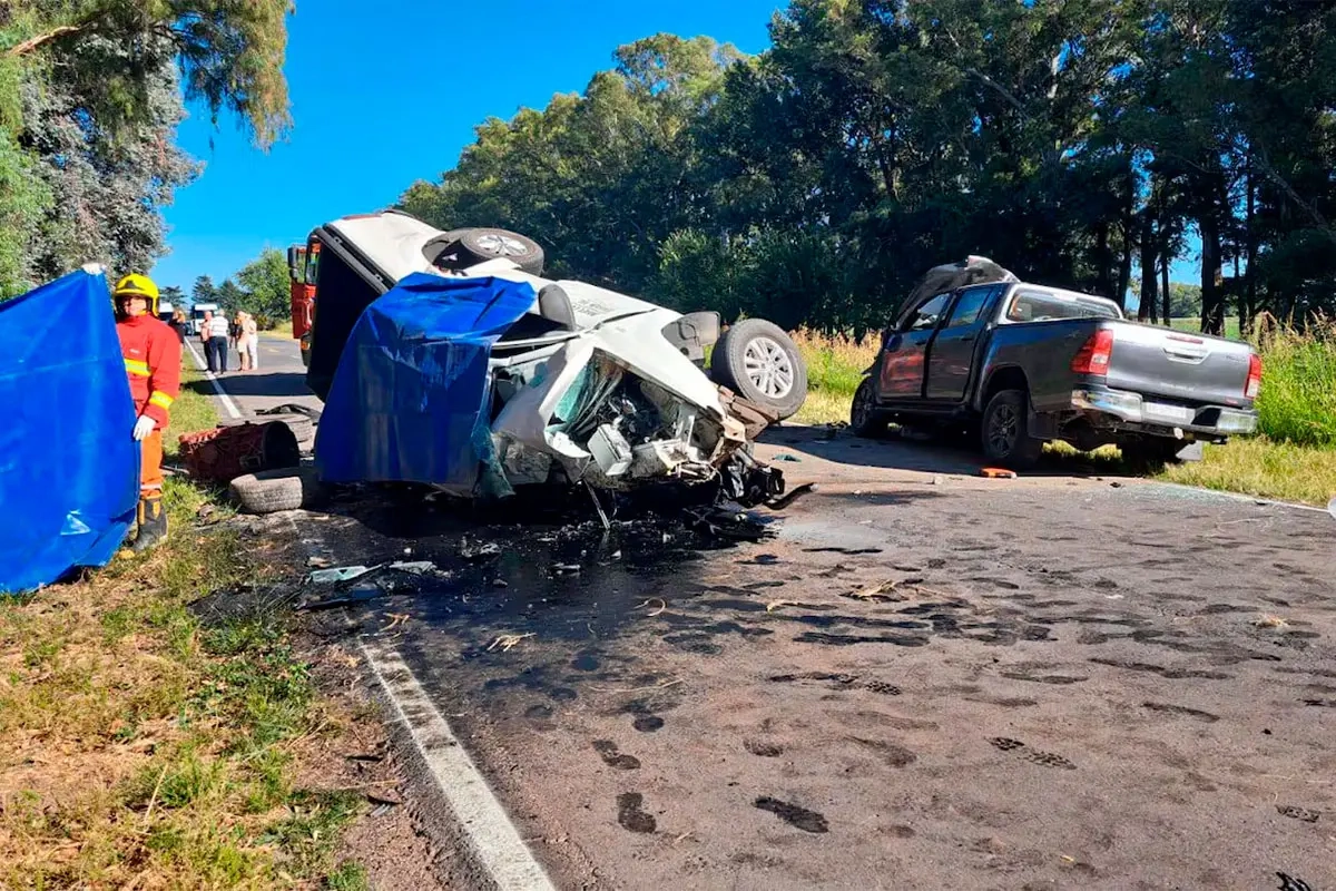 Choque fatal entre dos camionetas en la Ruta 46
