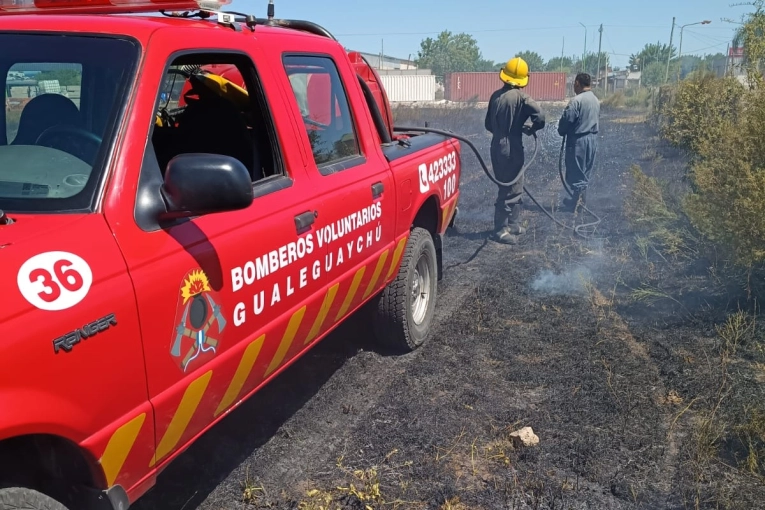 Bomberos de Gualeguaych&uacute; sofocaron tres incendios en pocas horas