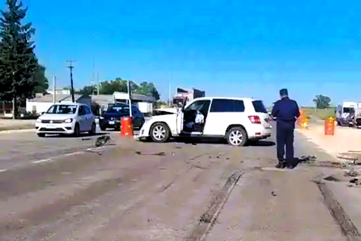 Accidente de tr&aacute;nsito en la Ruta Nacional 18