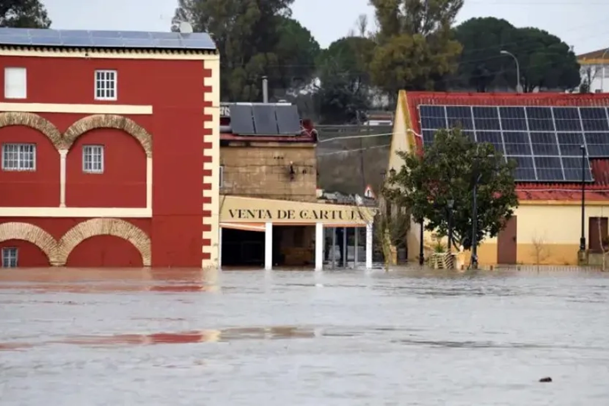 Andaluc&iacute;a atraviesa un feroz temporal de lluvias
