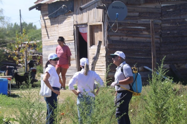 Realizaron un abordaje sanitario en Los Espinillos y se continuar&aacute; en otros barrios