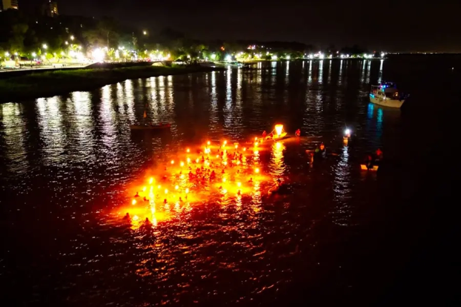 <i>La iniciativa se llev&oacute; a cabo en la costa del r&iacute;o Paran&aacute;</i>