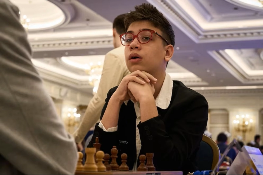 <i>Faustino Oro, en el Open Internacional Aeroflot</i>