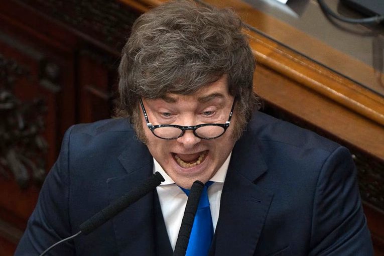 La imagen de Javier Milei cay&oacute; siete puntos en marzo