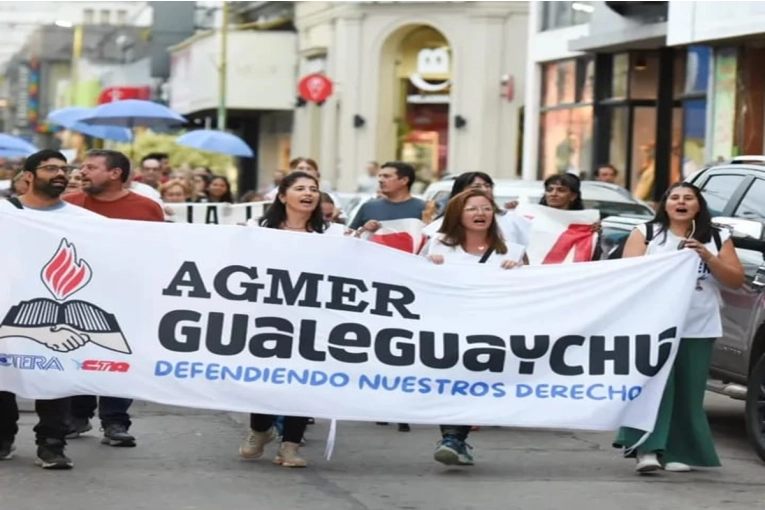 Docentes realizan esta tarde una nueva concentraci&oacute;n en la ciudad