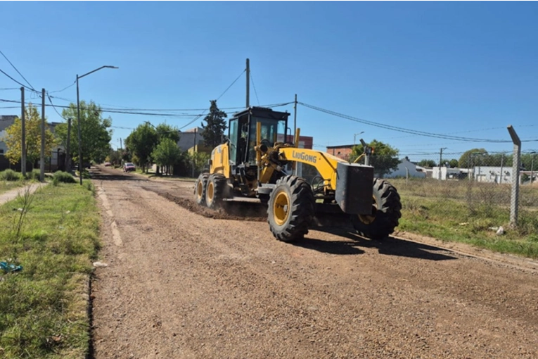 Avanzan obras de mejora en calles de la zona norte de la ciudad