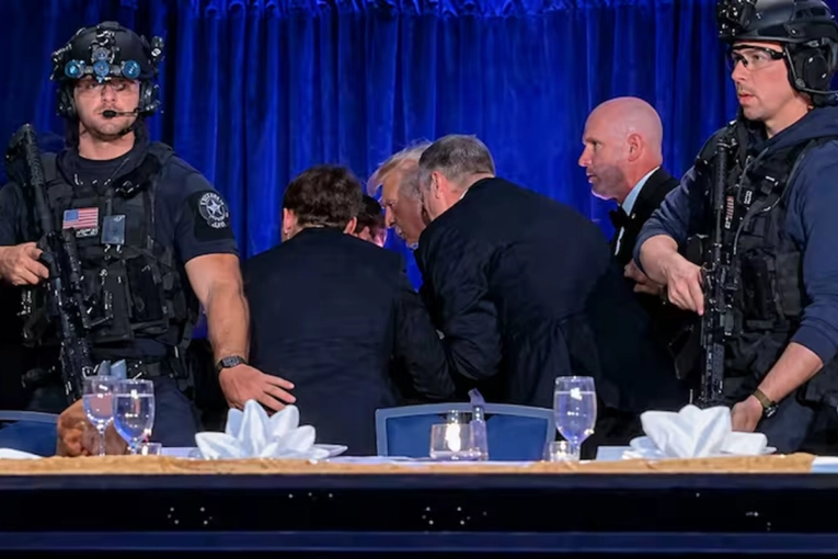Atentado en Washington: evacuaron a Trump de una cena con periodistas por disparos