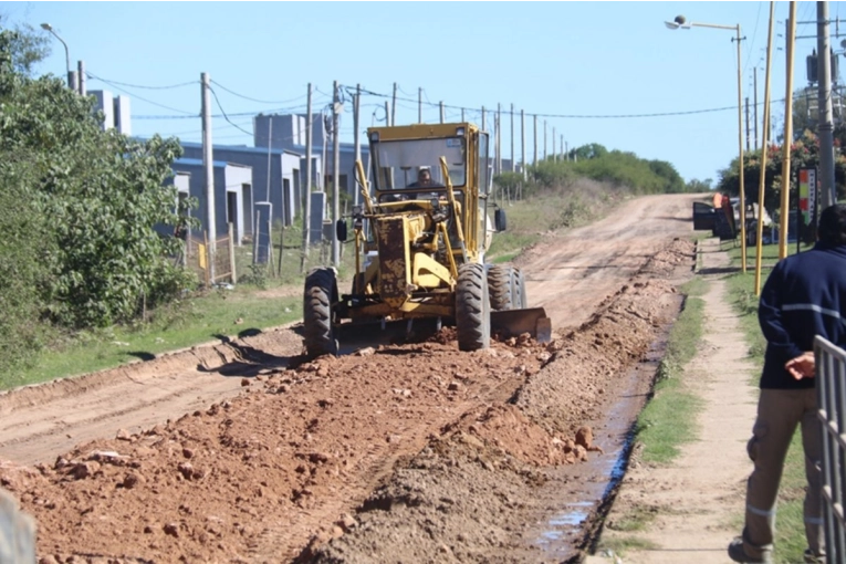 Realizaron trabajos de mantenimiento en el acceso al barrio Curita Gaucho